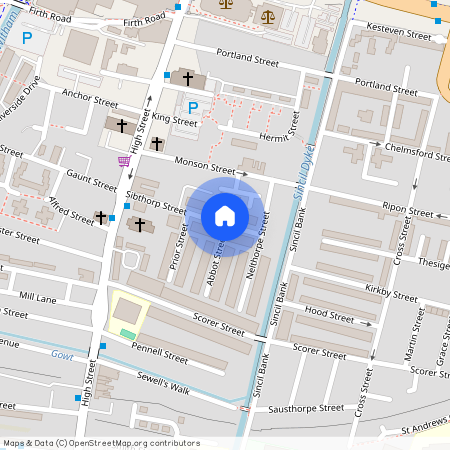 Student Accommodation 26/27, 10 Sibthorp Street, Lincoln, Lincolnshire, LN5 7SH, United Kingdom