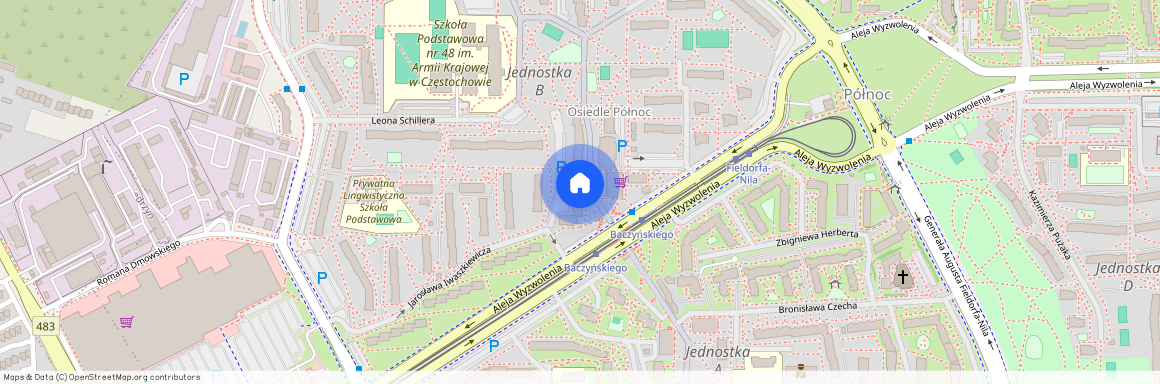 Północ, Częstochowa, śląskie