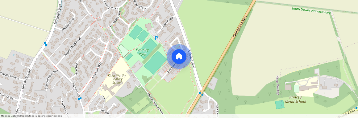 Eversley Gardens, Kings Worthy, Winchester, Hampshire, SO23