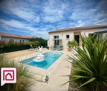 location MAISON PLAIN PIED MEUBLE 3 CHAMBRES, JARDIN PISCINE - Photo 1