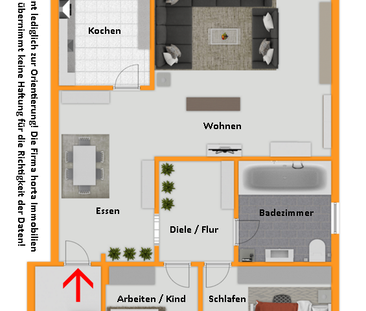 Lichtdurchflutete 3-Zimmer-Wohnung in Konstanz-Litzelstetten - Foto 3