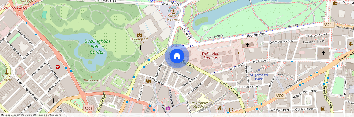 Buckingham Gate, St. James's Park, Westminster, London, SW1E 6LB