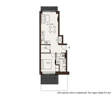 Egedal Stationsby - 2 værelses lejebolig med terrasse - Foto 2