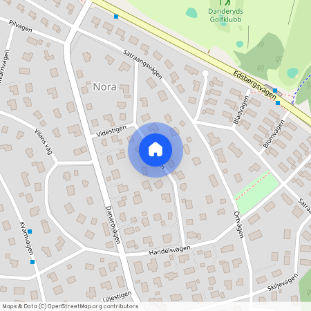 Östbovägen, Danderyd