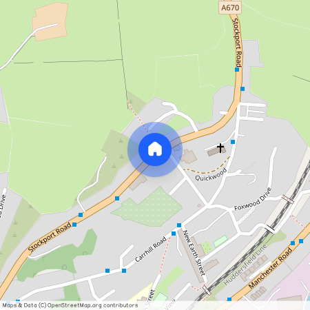 Stockport Road, Mossley, Ashton-under-Lyne, Greater Manchester, OL5