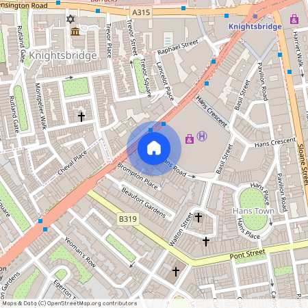 Hans Road, Knightsbridge, London, SW3