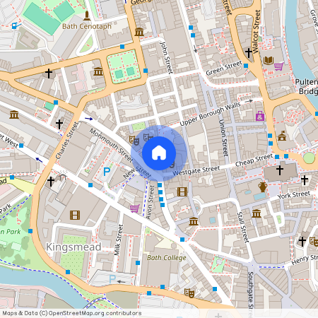 Westgate Buildings, Bath, Somerset, BA1