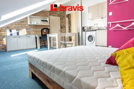 Pronájem bytu 1+kk, Brno - Staré Brno, ulice Křížová - klidný vnitroblok v blízkosti Mendlova náměstí - Fotografie 2