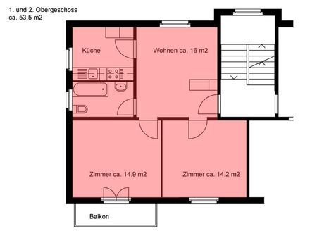 befristete 2.5 Zimmerwohnung in Winterthur - Photo 5