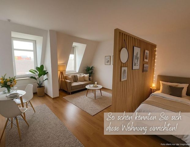 Praktisch & gemütlich! - 1-Raum-Apartment in Riesa! - Foto 1