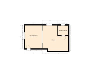 Praktisches Souterrain Apartment mit Küche in Außergewöhnlicher Imm... - Photo 2