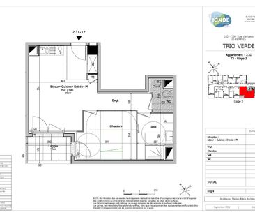 location Appartement T2 DE 46.38m² À RENNES - Photo 4