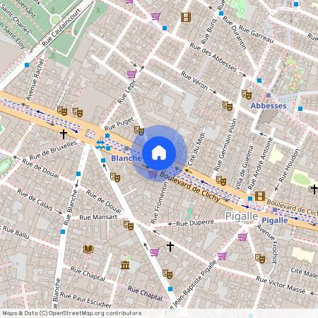 Villa Guelma, entre Rue Andre Antoine et Boulevard de Clichy 75018 Paris (18e arrondissement)