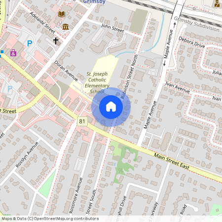 3 ROBINSON Street N Unit# 1, Grimsby, Grimsby, Niagara, L3M 3C8