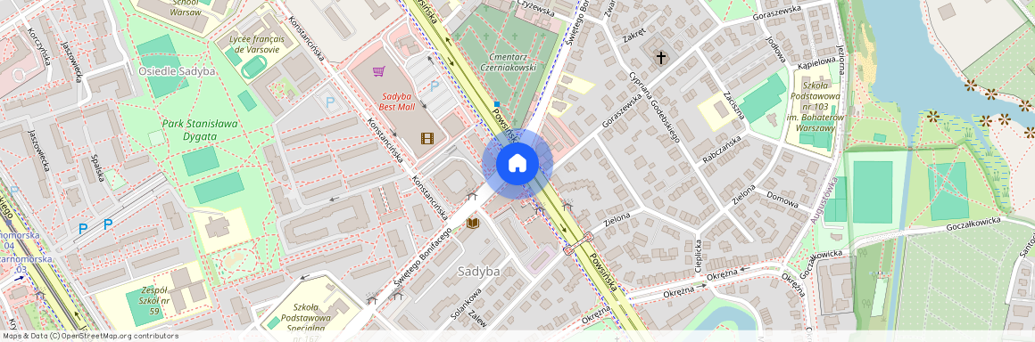 Sadyba, Mokotów, Warszawa, mazowieckie