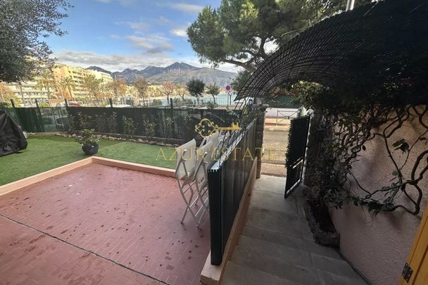 ROQUEBRUNE CAP MARTIN/CAP MARTIN : 2 PIECES MEUBLE AVEC JARDIN - Photo 1