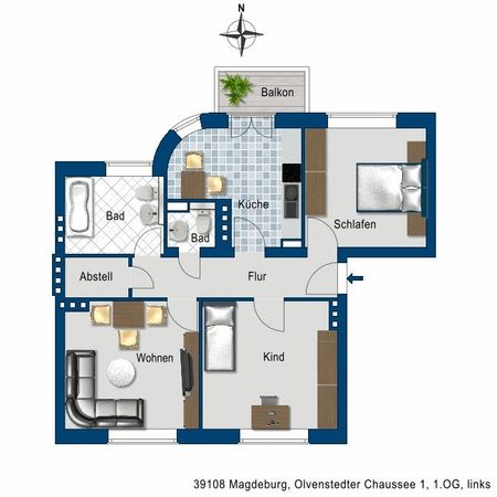 Olvenstedter Chaussee 1, 39108 Magdeburg OT Stadtfeld Ost - Photo 4