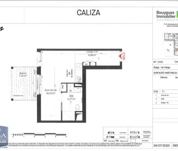 Appartement à louer 1 pièce 29.45m² - Photo 1