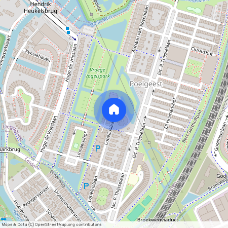 Poelgeest, 2341 PL, Lobeliuslaan, Oegstgeest