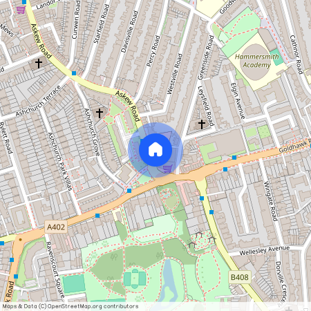 Kings Parade, Askew Road, Ravenscourt Park, W12