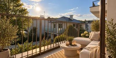 WUNDERSCHÖNE 2-Zimmer MIETWOHNUNG - ca. 45 m² GWNFL - ERSTBEZUG - ca. 6 m² Balkon mit Fernblick - Foto 3