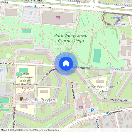 ul. Aleksandra Hercena, Winogrady, Stare Miasto, Poznań, wielkopolskie