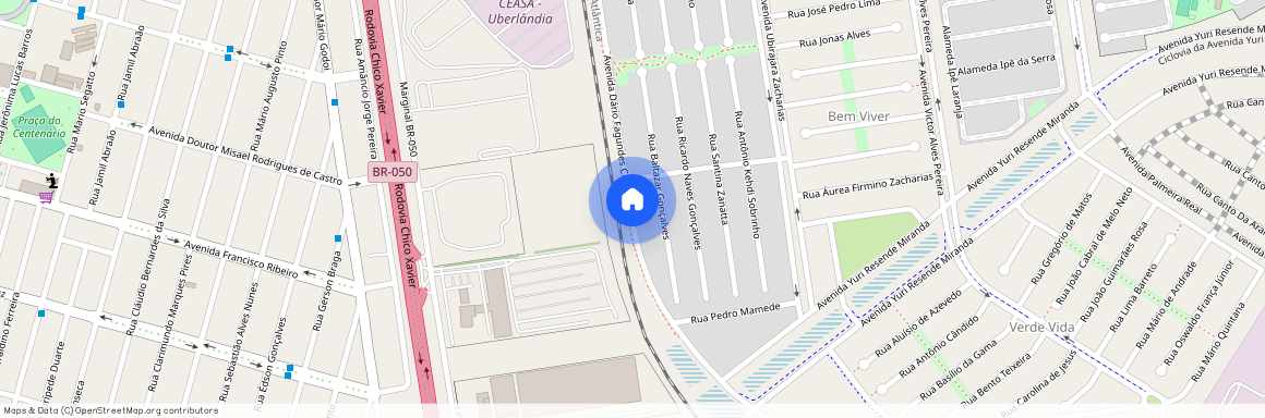Avenida Dario Fagundes da Costa, Novo Mundo, Uberlândia, MG, 38409033