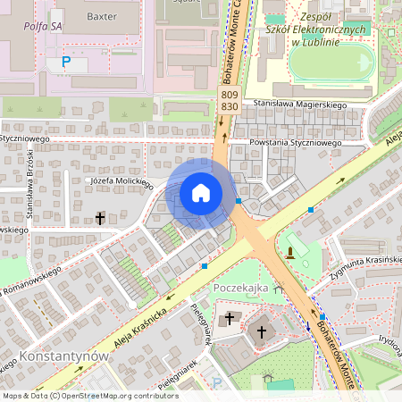 ul. Anny Henryki Pustowójtówny, Konstantynów, Lublin, lubelskie