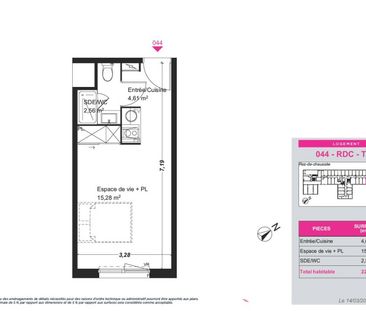 Location Appartement 1 pièce 22m² FRANQUEVILLE ST PIERRE 76520 - Photo 6