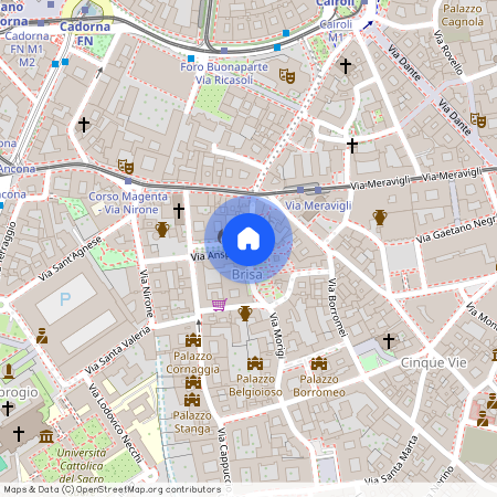 Via Brisa, Milan, Lombardy 20123