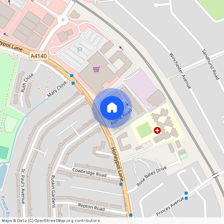 Alpine Road, Palm Court Alpine Road, NW9