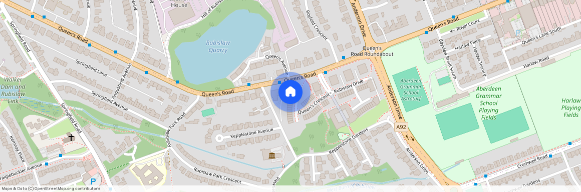 Queens Crescent, West End, Aberdeen, AB15