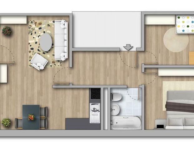 NACHMIETERSUCHE - 3 Zimmer mit Balkon - Foto 1