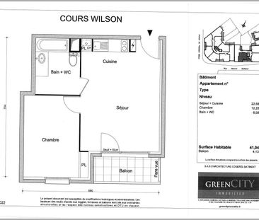 APPARTEMENT T2 41M - Photo 5
