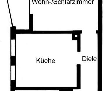 Praktisch geschnittenes Apartment mit ca. 45 m² Wohnfläche, Einbauk... - Photo 5