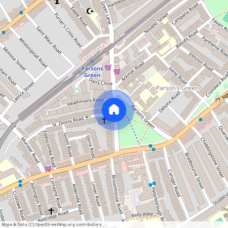 St. Dionis Road, Fulham, Parsons Green, SW6 4TU, London