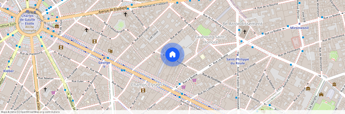 Ponthieu 62, Rue de Ponthieu, Paris