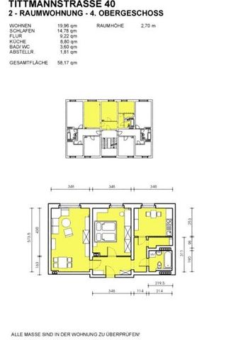 Striesen: 2 Raumwohnung - auch WG geeignet - Foto 4