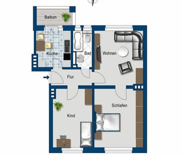 Deine neue Wohnung wartet auf Dich! - Foto 1