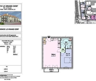 Location Appartement 2 pièces 53 m2 à Anet - Photo 5