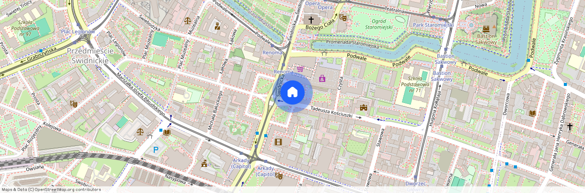 ul. Świdnicka, Przedmieście Świdnickie, Stare Miasto, Wrocław, dolnośląskie