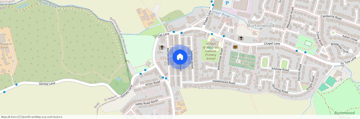 Fairclough Street, Burtonwood, Warrington