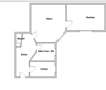 Appartement 2 pièces - 38.67m² - Photo 1