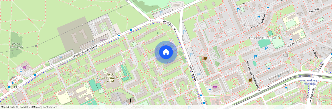 ul. Armii Krajowej, Retkinia, Polesie, Łódź, łódzkie