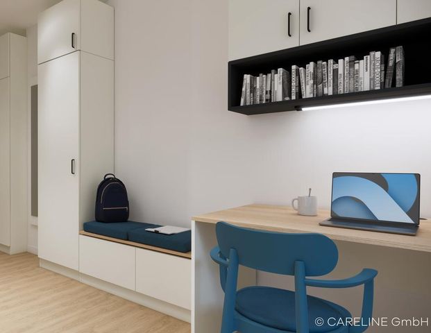 Stylisches Apartment für Studierende – wohnen im Quartillion Wiesbaden - Photo 1