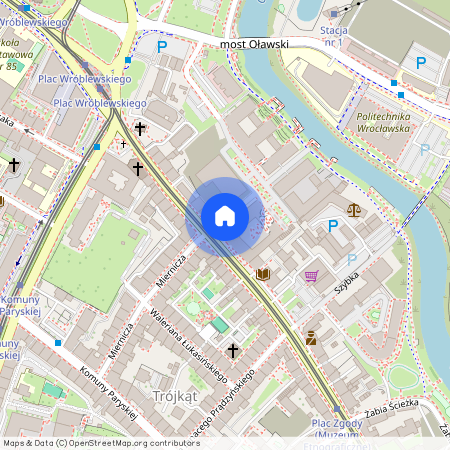 ul. gen. Romualda Traugutta, Przedmieście Oławskie, Krzyki, Wrocław, dolnośląskie