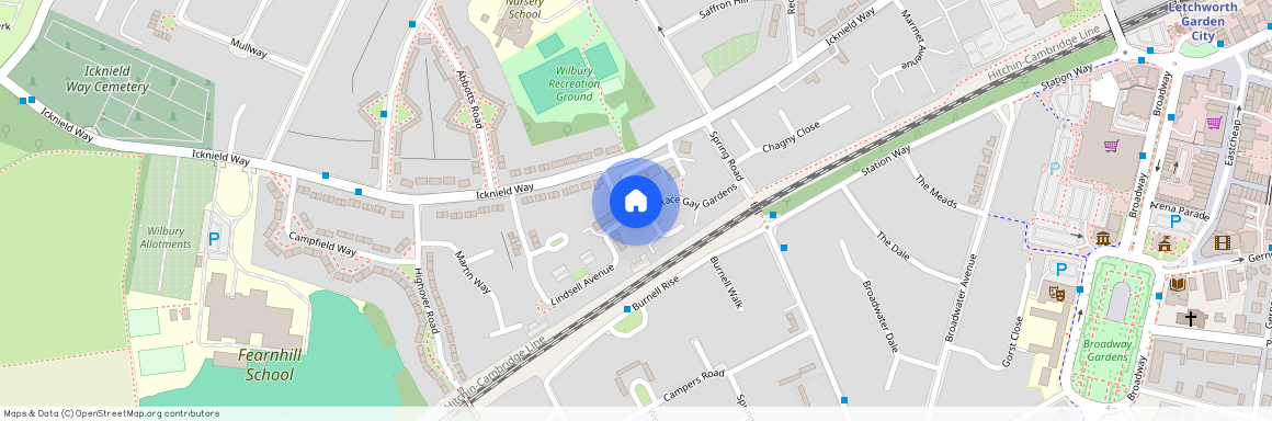 Horace Gay Gardens, Letchworth Garden City, SG6