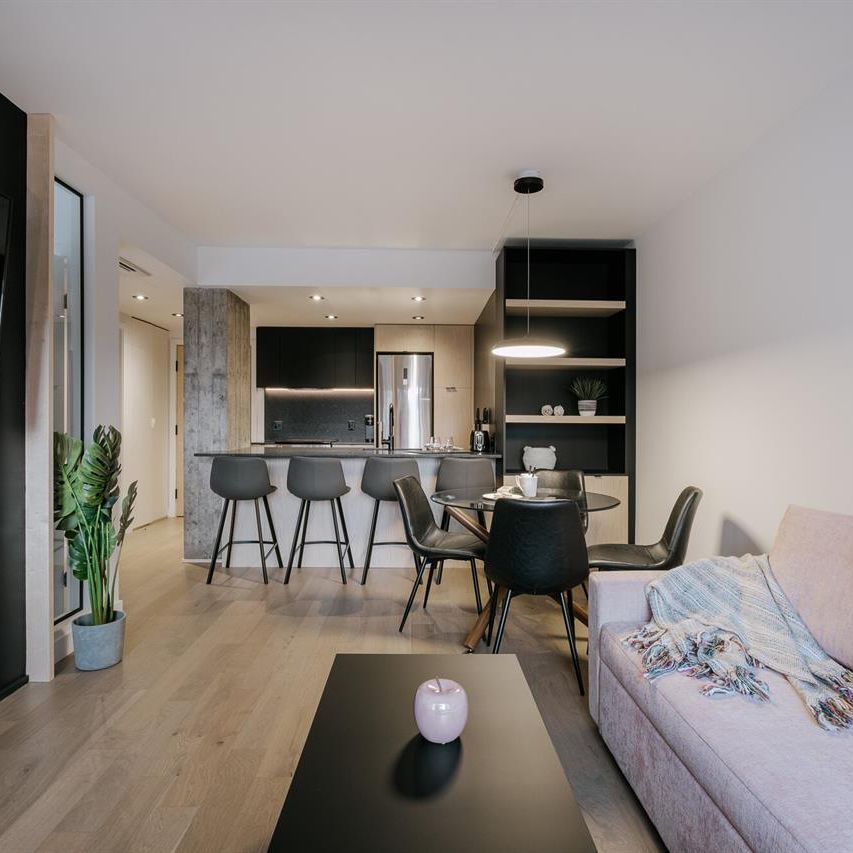 Ilo+ St-Jean 3 ½ Entièrement Meublé à Louer Saint-Jean-Baptiste Septembre 2026 - Photo 1