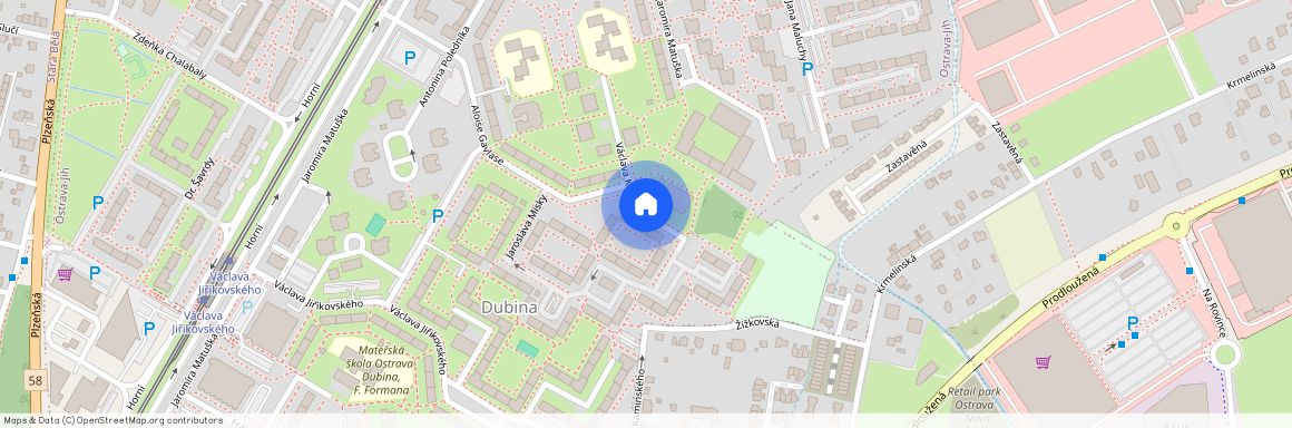 Václava Košaře, Ostrava - Dubina
