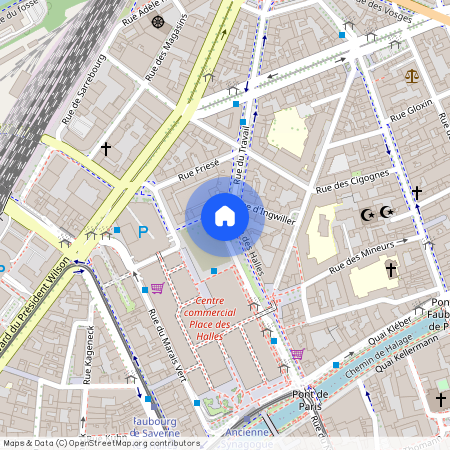 Strasbourg 67000 - Broglie, Place des Halles